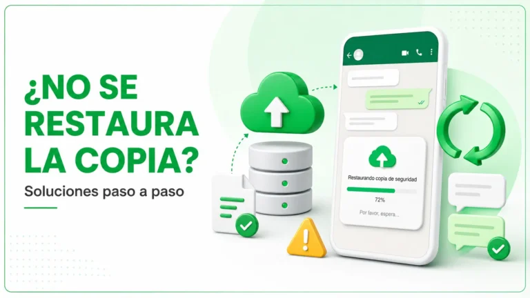 MB WhatsApp no restaura copia de seguridad