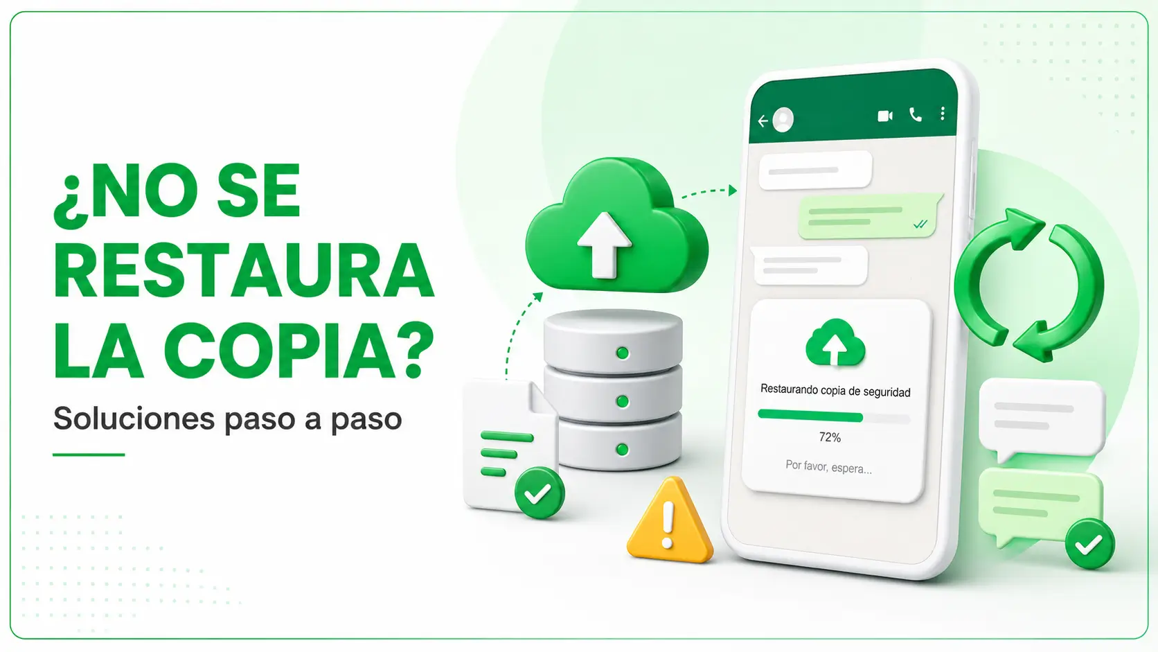 MB WhatsApp no restaura copia de seguridad